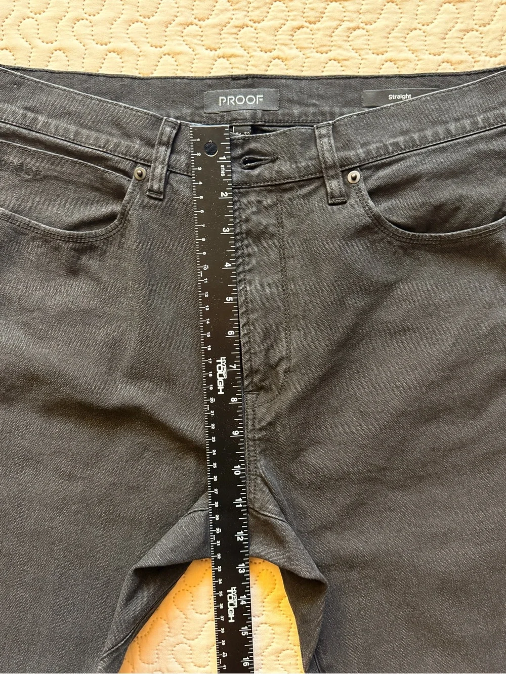 PROOF Rover Pants Mens 34x32 Black Straight Stretch Canvas
